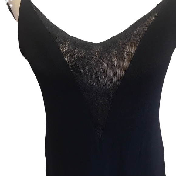 Six Crisp Days Black Halter Mini Dress Size Medium - Picture 2 of 8